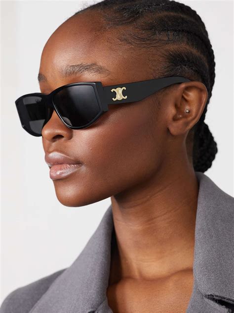 celine big angled sunglasses|celine sunglasses price.